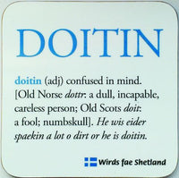 "Doitin" Dialect Coaster