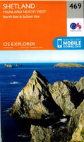 OS Explorer Shetland Mainland North West 469
