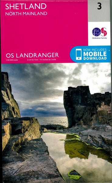 OS Landranger 3 - North Mainland