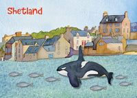 Orca Fridge Magnet