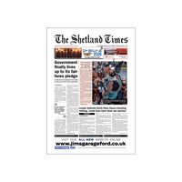 Single Copy of <br>The Shetland Times
