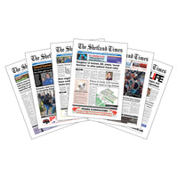 Six-Month Subscription to <br>The Shetland Times Print Edition
